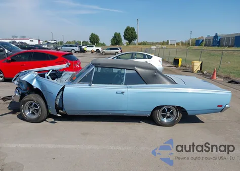 1969 Plymouth Satellite from USA, damaged, VIN RP27H9G174432